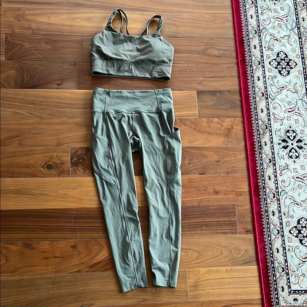 Lululemon Grey Sage Set